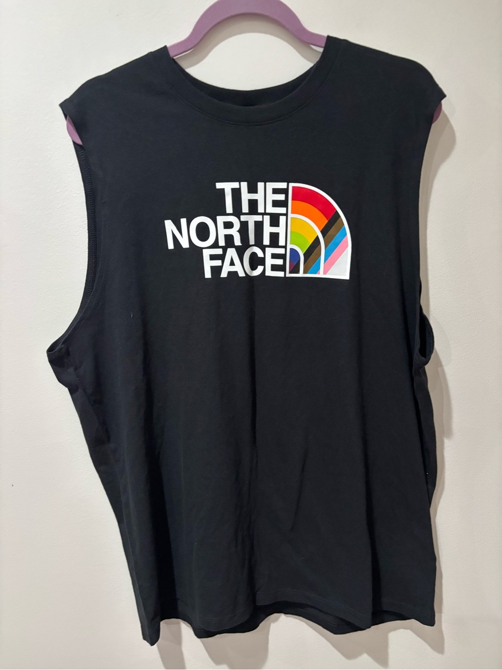 New Mens Large North Face Pride Rainbow Tank